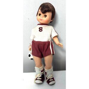 Madame Alexander Soccer Boy Vintage Doll With Ball & Uniform